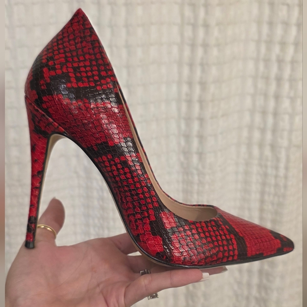 Aldo Python Pumps Leather. - image 2